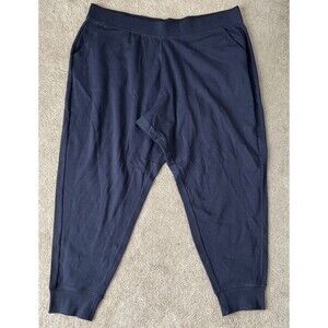 Pact Sweatpant Joggers Womens XXXL Blue Organic Cotton Loungewear Comfort Travel